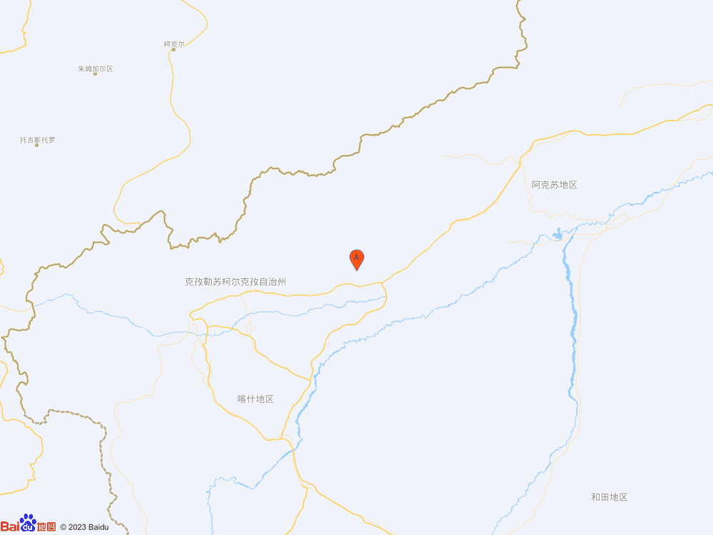 新疆阿克苏地区柯坪县发生3.6级地震